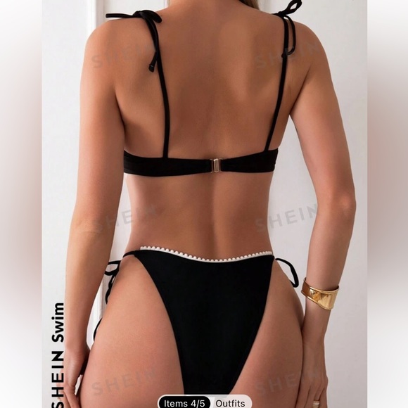 black and white detail bikini - Picture 3 of 3